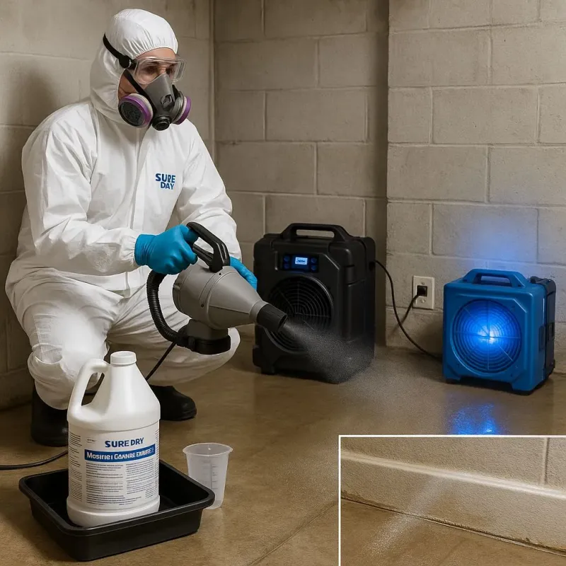 Sanitization and Odor Removal process in Moore County, TN